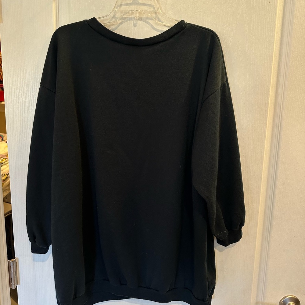 Vintage Saxon cove Glitter Kittens black Sweatshirt No size tag See measurements - Picture 6 of 8
